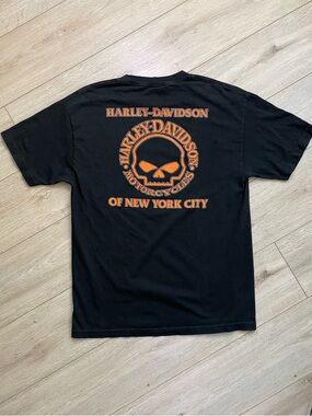 Harley Davidson Willie G Skull T-shirt Double Sided